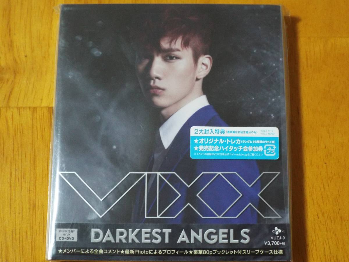新品K-POP★ヴィックス VIXX／DARKEST ANGELS 初回限定盤 2枚組CD＋DVD◆韓国でリリースした全ての作品から代表曲を1枚にまとめたベスト盤_画像1