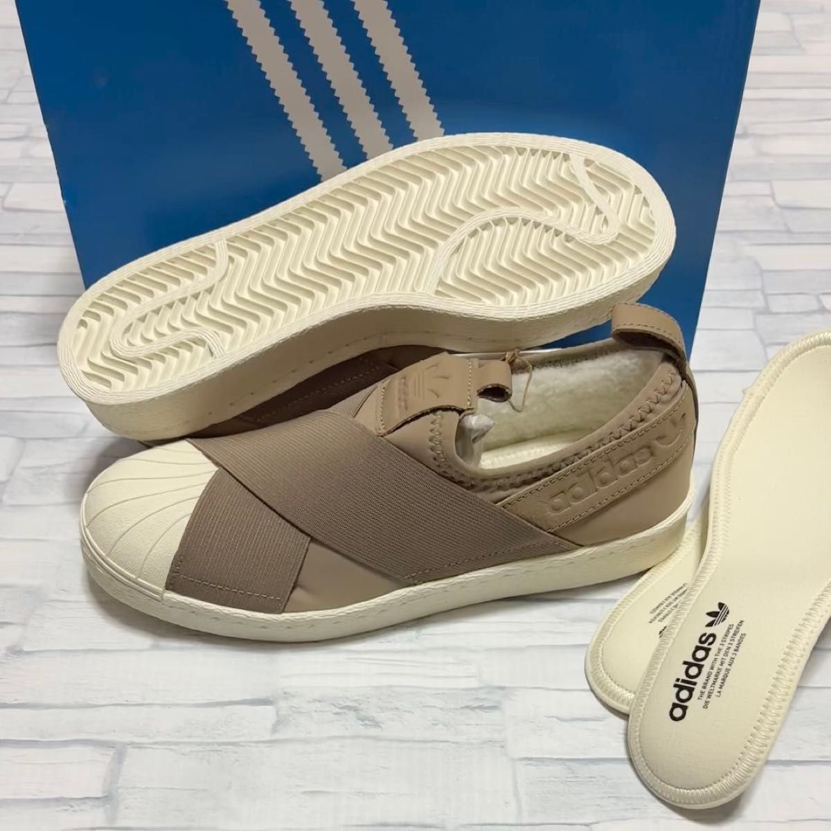 アディダスオリジナルス adidas Originals スーパースター スリッポン フリース SLIPON FLEECE 23㎝