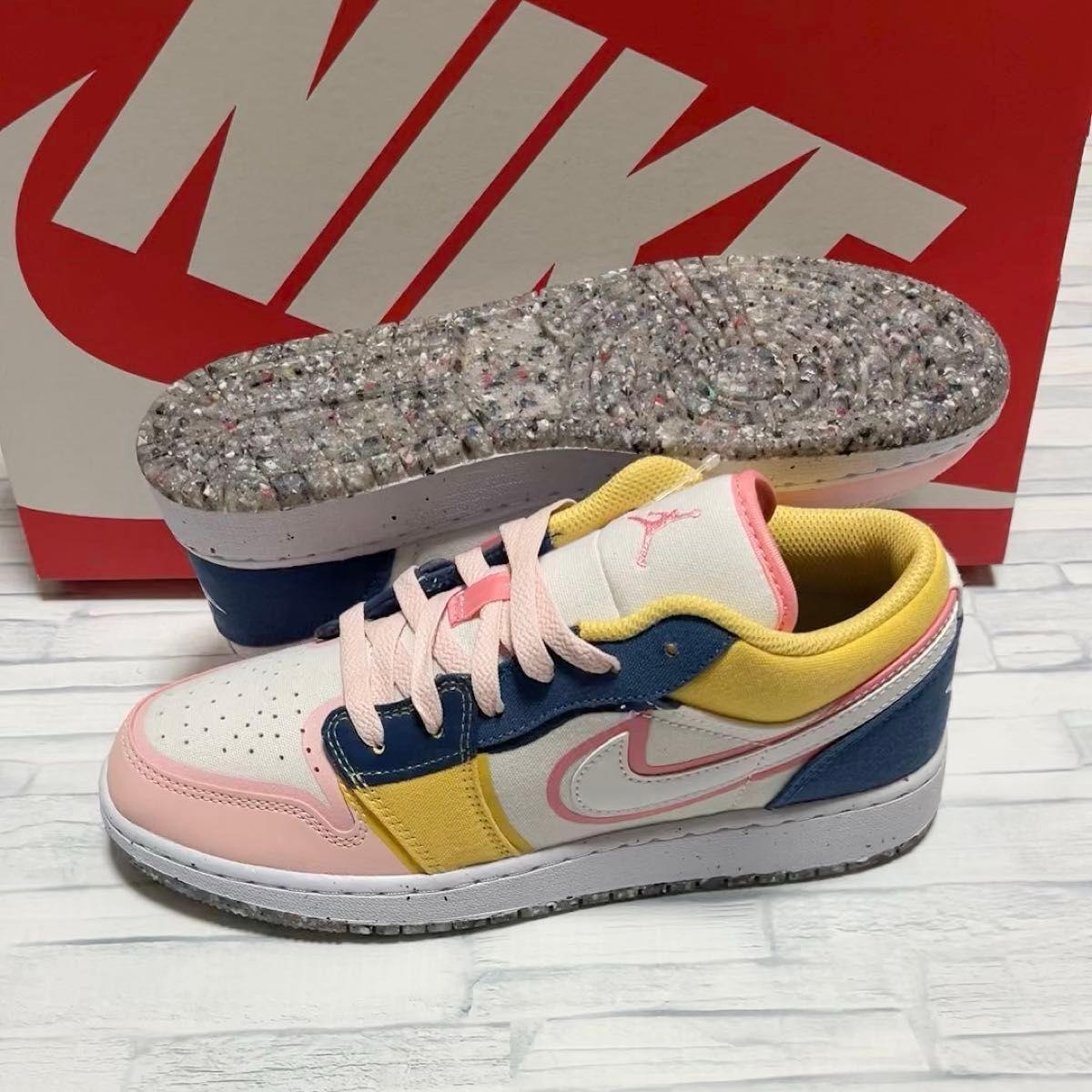 NIKE AIR JORDAN 1 LOW SE GS ナイキ ジョーダン1 24.0㎝ マルチカラー レディース キッズ 新品