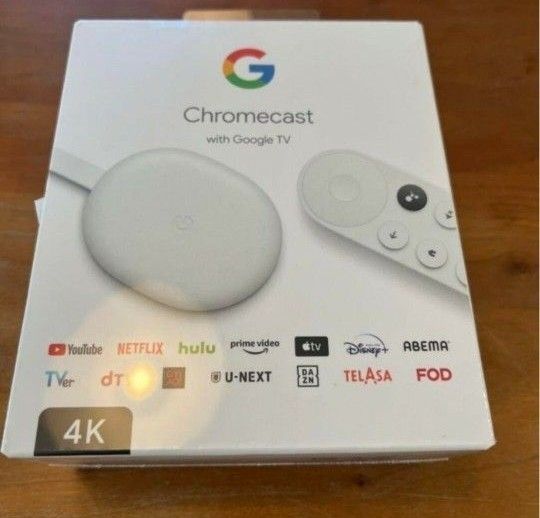 新品未開封 GoogleChromecast with Google TV 4K
