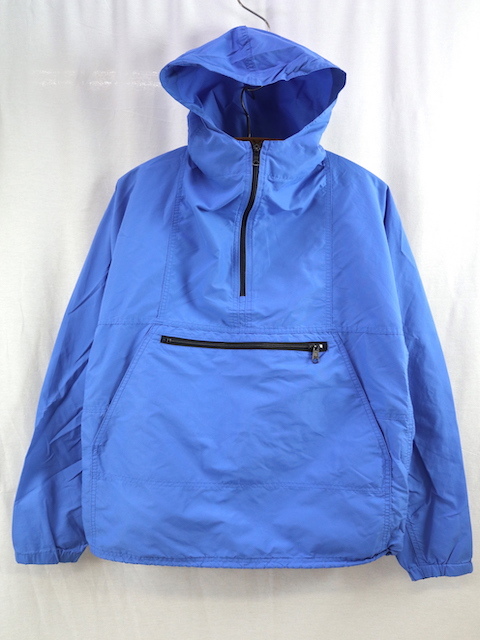 激安直営店 WOOLRICH 80's ウールリッチ ナイロンジャケット アノラックパーカー(M~L程)ブルー Lサイズ 激安直営店 WOOLRICH 80's ウールリッチ ナイロンジャケット アノラックパーカー(M~L程)ブルー Lサイズ