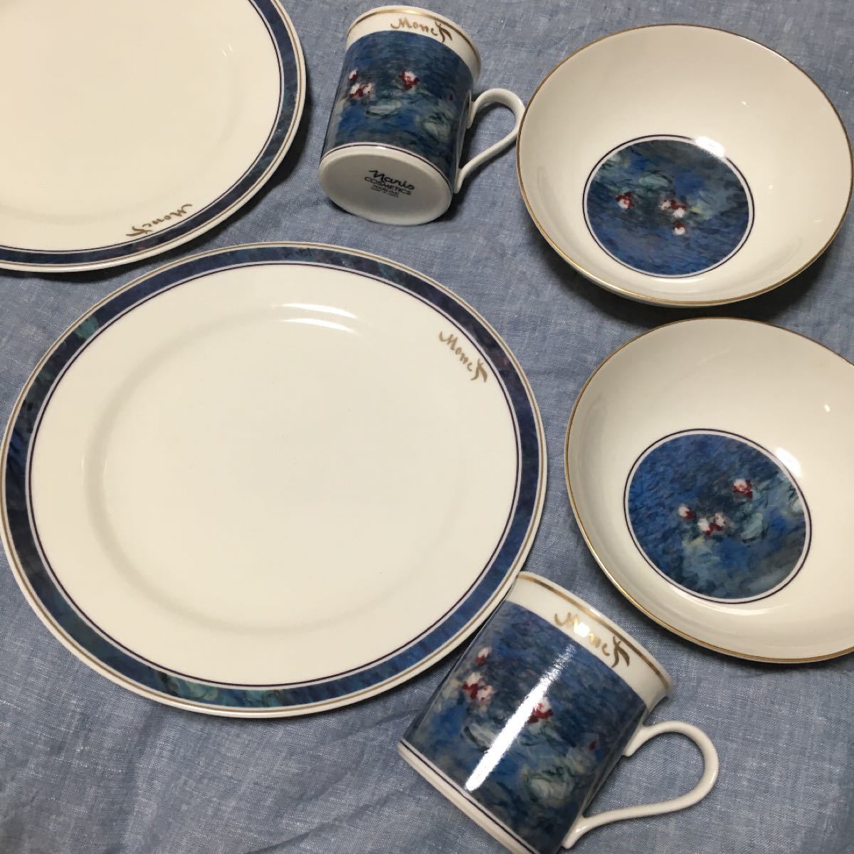 Paypayフリマ 絵画モネの絵が印象的な ナルミマグカップ ナルミ食器 ナルミプレート 皿 お皿 Paypayフリマ 絵画モネの絵が印象的な ナルミマグカップ ナルミ食器 ナルミプレート 皿 お皿