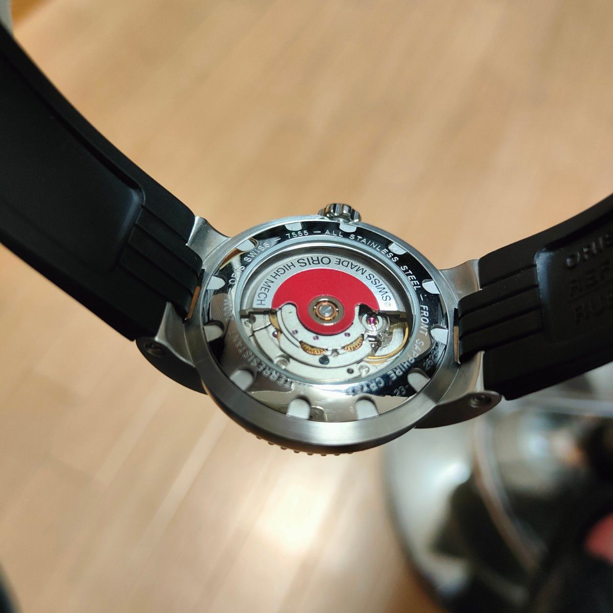ORIS オリス ダイバーズ 7555 ブラックダイヤル メンズ 自動巻き ORIS オリス ダイバーズ 7555 ブラックダイヤル メンズ 自動巻き