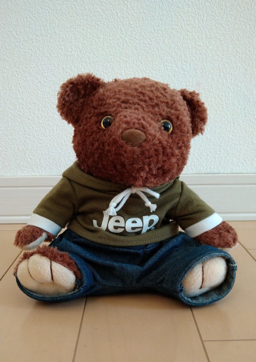 Jeep オフィシャル マスコットベア ぬいぐるみ くま ディーラー Jeep オフィシャル マスコットベア ぬいぐるみ くま ディーラー