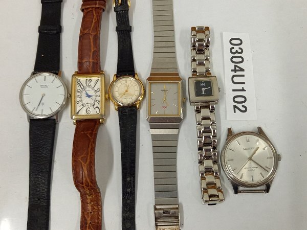 0304U102 腕時計 文字盤 ジャンク品 おまとめ6点 SEIKOセイコー 0304U102 腕時計 文字盤 ジャンク品 おまとめ6点 SEIKOセイコー
