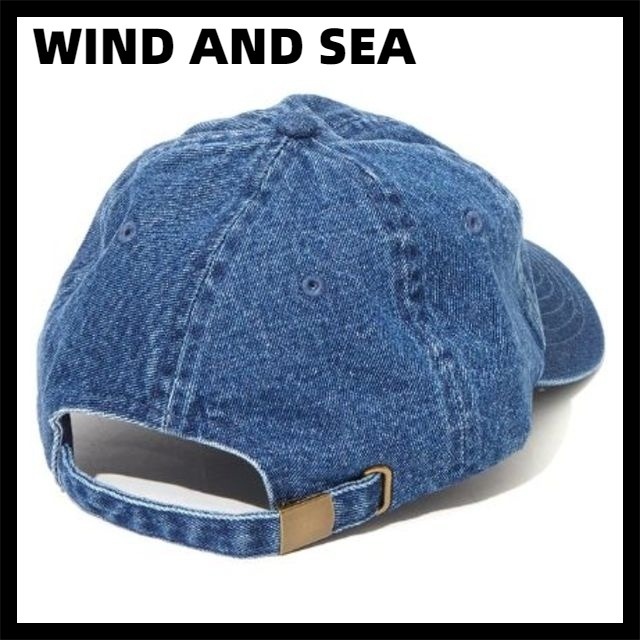 人気 レア 新品【WIND AND SEA SEA DENIM CAP / INDIGO (20S-GD-01) ウィンダンシー デニムキャップ / インディゴ 帽子】_画像3