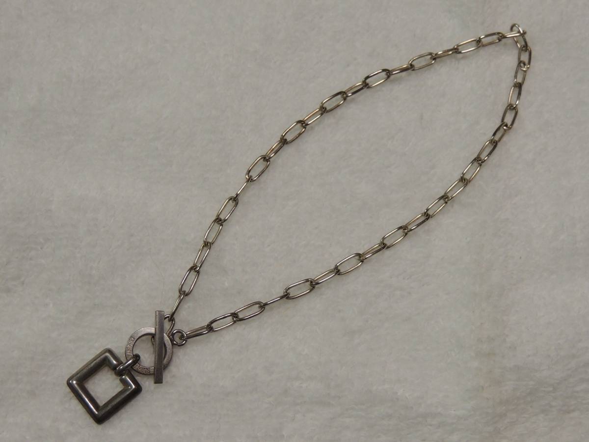 USED◇コムサデモード・シャリテ◇アンクレット・シルバー