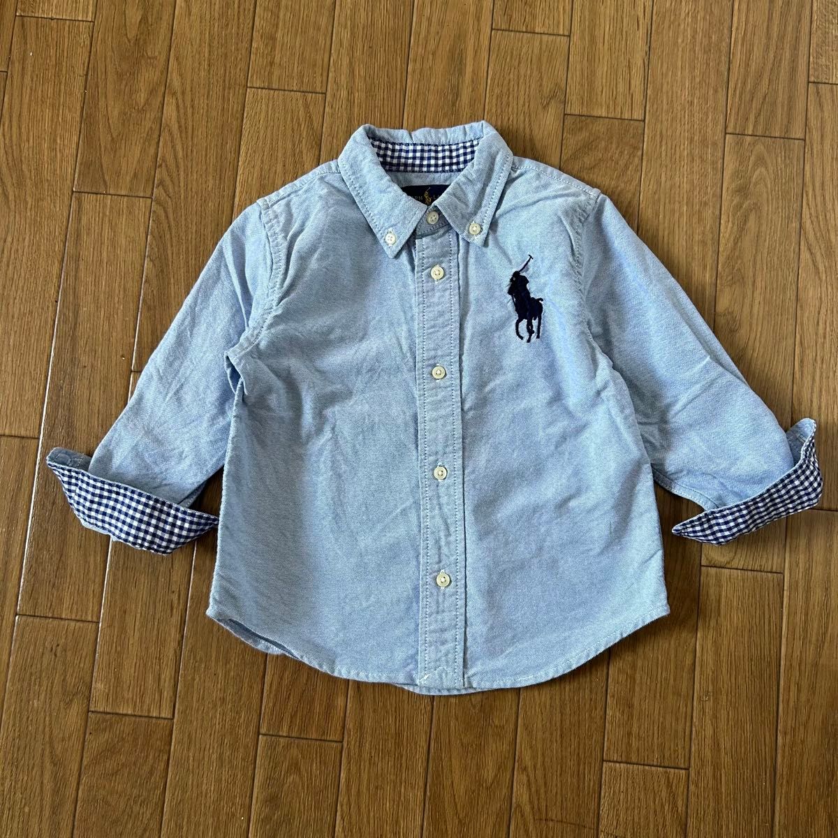 ラルフローレン 長袖シャツ デニム ビッグポニー刺繍 ボタン ラルフローレン 長袖シャツ デニム ビッグポニー刺繍 ボタン