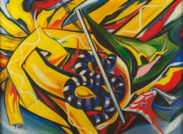 限定版 新春売り】静物画 肉筆 手描き 額付き F6 風 岡本太郎 限定版 新春売り】静物画 肉筆 手描き 額付き F6 風 岡本太郎