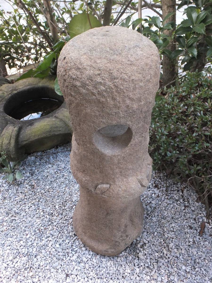 ☆超目玉】 古民具建築雑貨灯篭石仏オブジェ【自然石灯篭・野竹林風石 ...