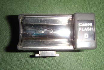 [送料込]中古カメラ部品：CanonキヤノネットQL19E用キャノン 小型フラッシュ CANON FLASH D_画像2