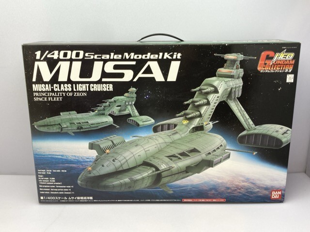 バンダイ 1/400 ムサイ級軽巡洋艦 機動戦士ガンダム ガンダム バンダイ 1/400 ムサイ級軽巡洋艦 機動戦士ガンダム ガンダム