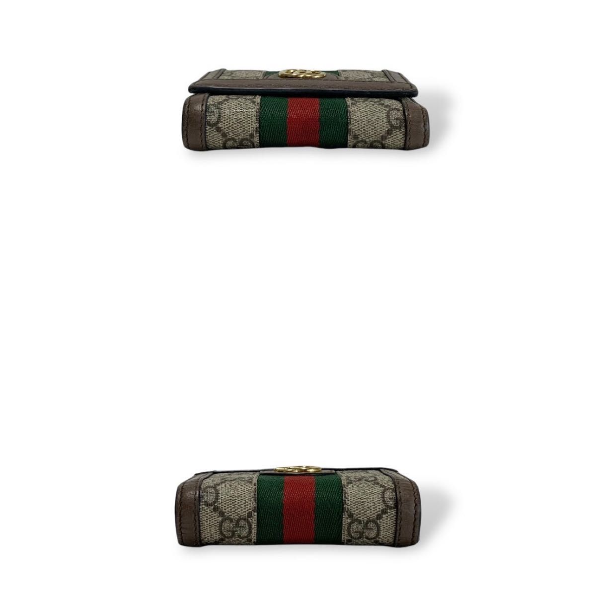 GUCCIグッチオフィディア マーモント シェリーライン コンパクト 財布 GUCCI グッチ コンパクトウォレット 二つ折り財布 ミニ財布 オフィ
