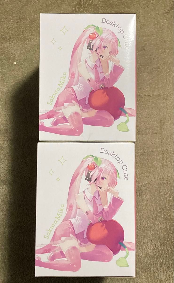 桜ミク Desktop Cute フィギュア 〜さくらんぼクッションver 桜ミク Desktop Cute フィギュア 〜さくらんぼクッションver