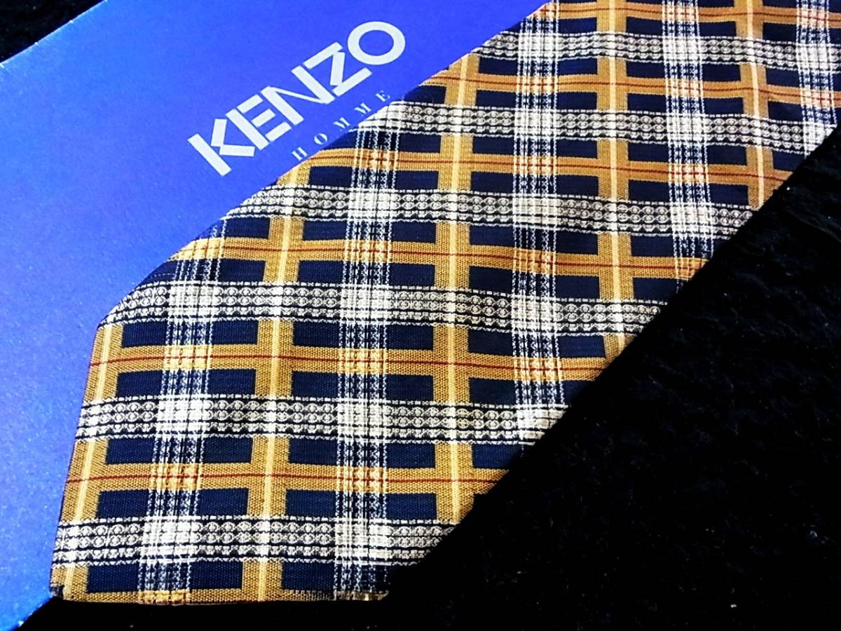 ■■SALE③■№2812ケンゾー【KENZO】「花」ネクタイ_画像1