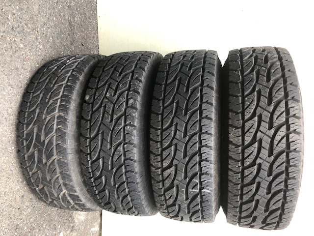 希少 LAND CRUISER PRADO 78プラド純正アルミ 7J -20 6H JWL-T ワイド 31x10.50R15 ブリヂストンデューラー BRIDGESTONE A/T694 60ランクル_画像3