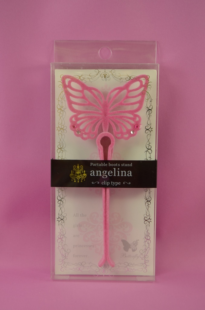 [ новый товар нераспечатанный товар ] портативный ботинки подставка angelina ( розовый )