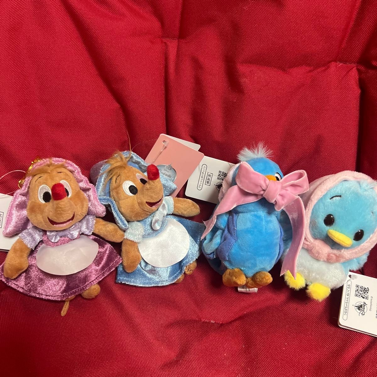 ディズニー ストア シンデレラ スージー パーラ ぬいぐるみ キーホルダー ディズニー ディズニーストア シンデレラ スージー パーラ 青い