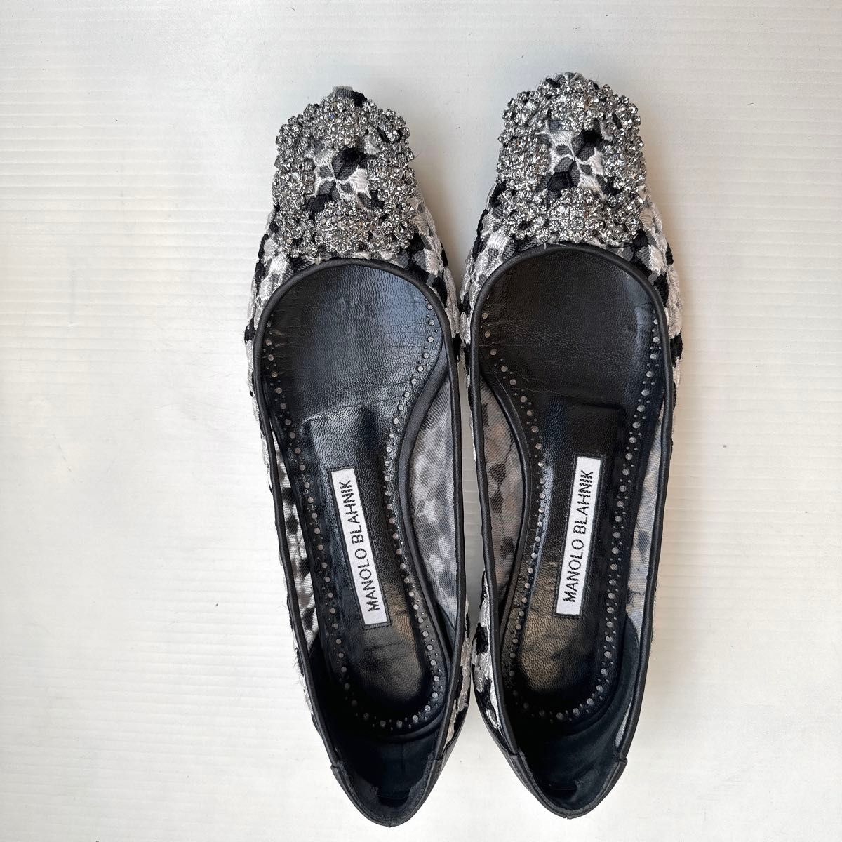 MANOLO BLAHNIK マノロブラニク ハンギシ フラットシューズ MANOLO BLAHNIK マノロブラニク ハンギシ フラットシューズ