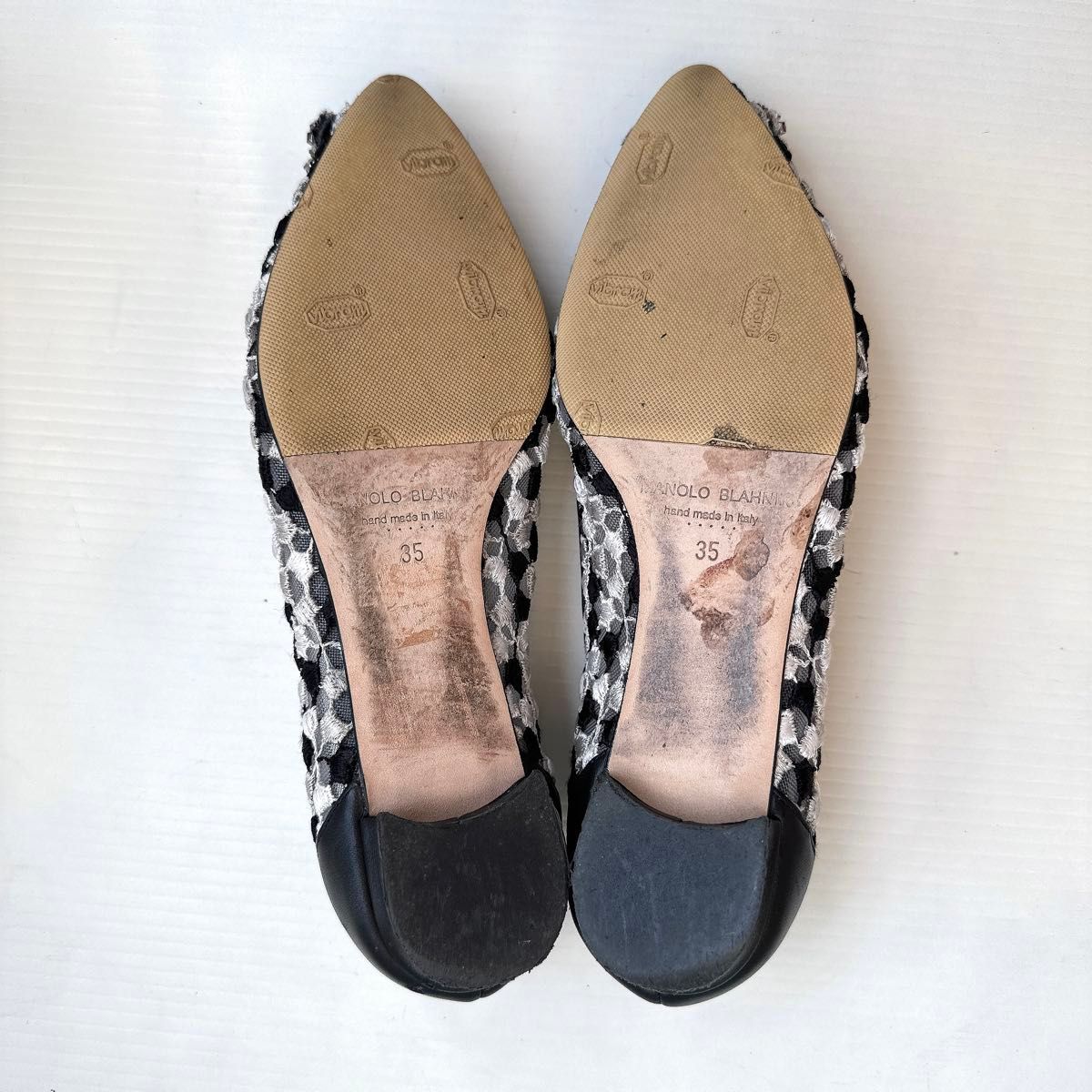 MANOLO BLAHNIK マノロブラニク ハンギシ フラットシューズ MANOLO BLAHNIK マノロブラニク ハンギシ フラットシューズ
