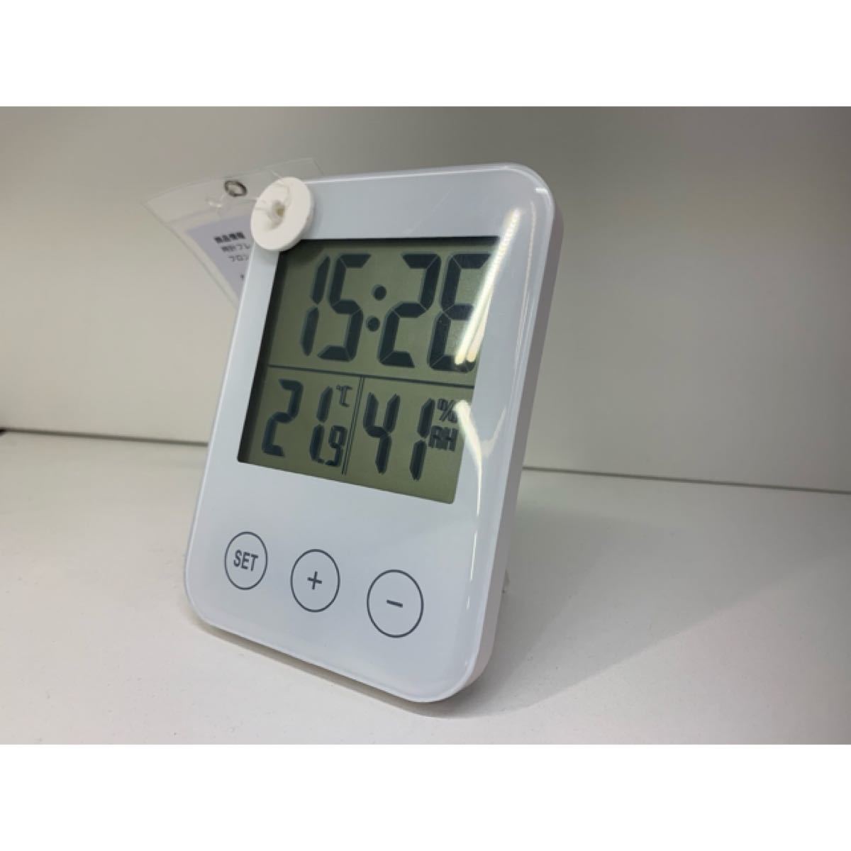 宅配 未開封 IKEA スロッティス クロック 湿度計 温度計付き ホワイト 1個 未開封 IKEA スロッティス クロック 湿度計 温度計付き ホワイト 1個