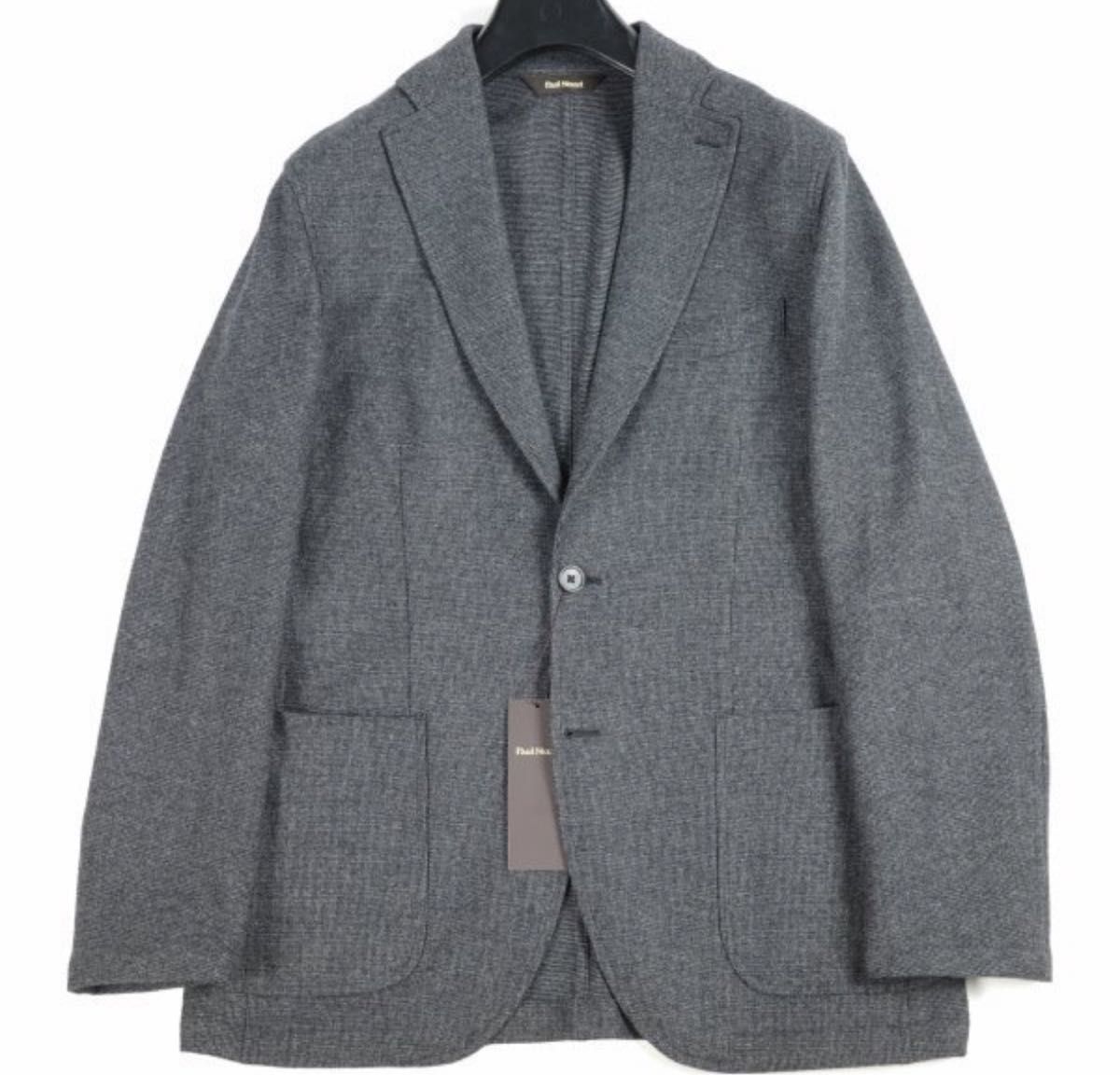 【定価6.6万】PaulStuart ポールスチュアート メンズ ストレッチウールサキソニー コンフォートジャケット 48 L