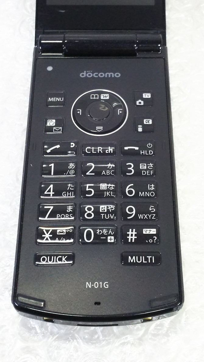 NEC docomo N-01G ブラック 本体 白ロム 824498_画像5