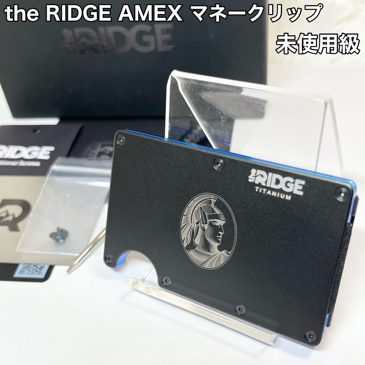 the RIDGE AMEX マネークリップ アメックス 限定 ブラック the RIDGE AMEX マネークリップ アメックス 限定 ブラック