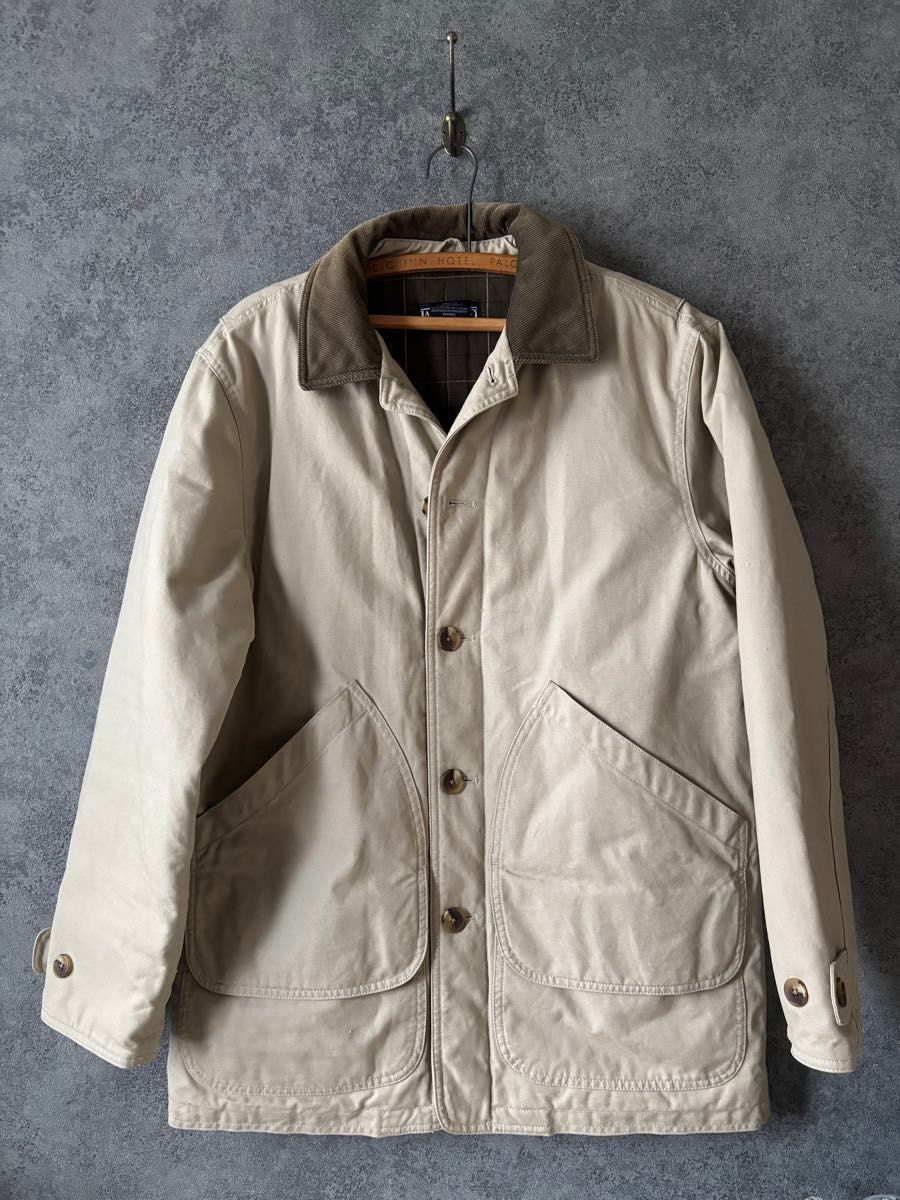 LAND'S END ハンティングジャケット ランズエンド カバーオール LAND'S END ランズエンドカバーオール ベージュ ハンティング