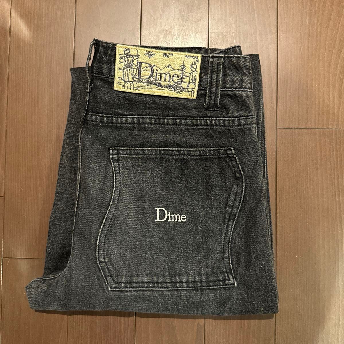 正規品 大人気 激レア DIME baggy denim デニム ブラック M 正規品 大人気 激レア DIME baggy denim デニム ブラック M