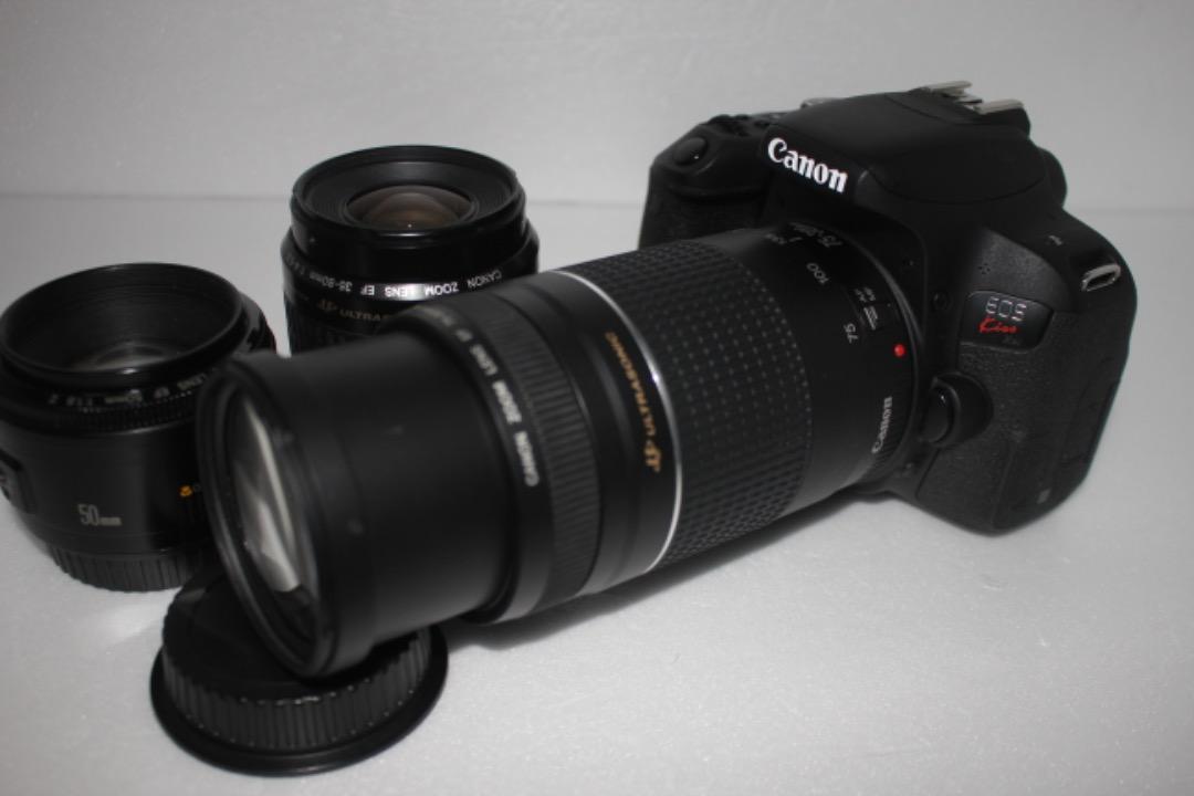 超可爱の お買得canon x9i標準&望遠&単焦点トリプルレンズセット475