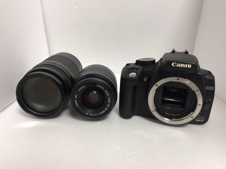 ☆極上品☆canon kiss N ダブルレンズセット100 ☆極上品☆canon kiss N ダブルレンズセット100
