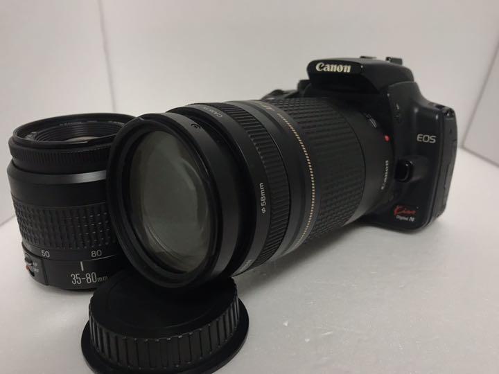 ☆極上品☆canon kiss N ダブルレンズセット100 ☆極上品☆canon kiss N ダブルレンズセット100