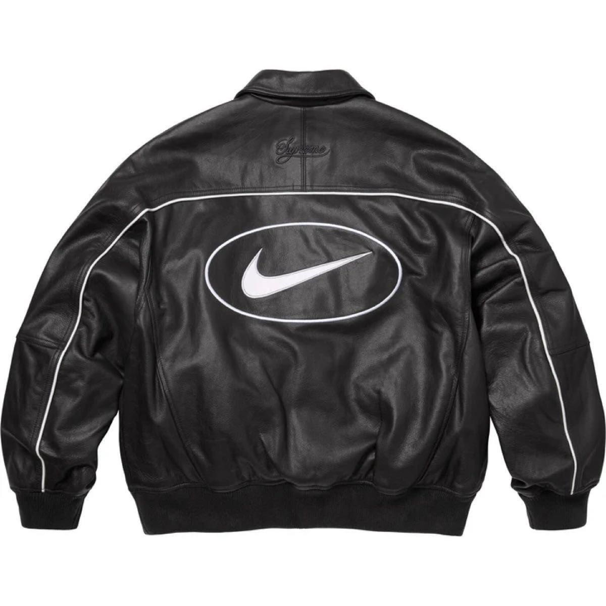 Supreme x Nike Leather Varsity Jacket Supreme x Nike Leather Varsity Jacket