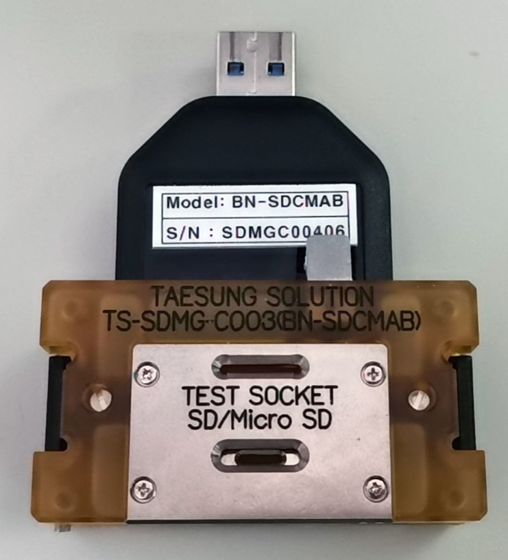 *パナソニック SD/SDHC/SDXC/microSD/microSDHCカード用 USB3.0 CPRM対応 テスト ソケット リーダーライター 特別仕様 希少_画像2