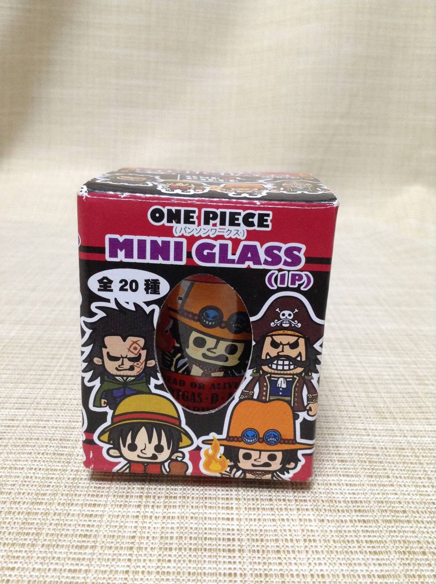 ワンピース ミニグラス ポートガス・Ｄ・エース 手配書 パンソンワークス 【ONE PIECE】 MINI GLASS コップ/ショットグラス_画像1