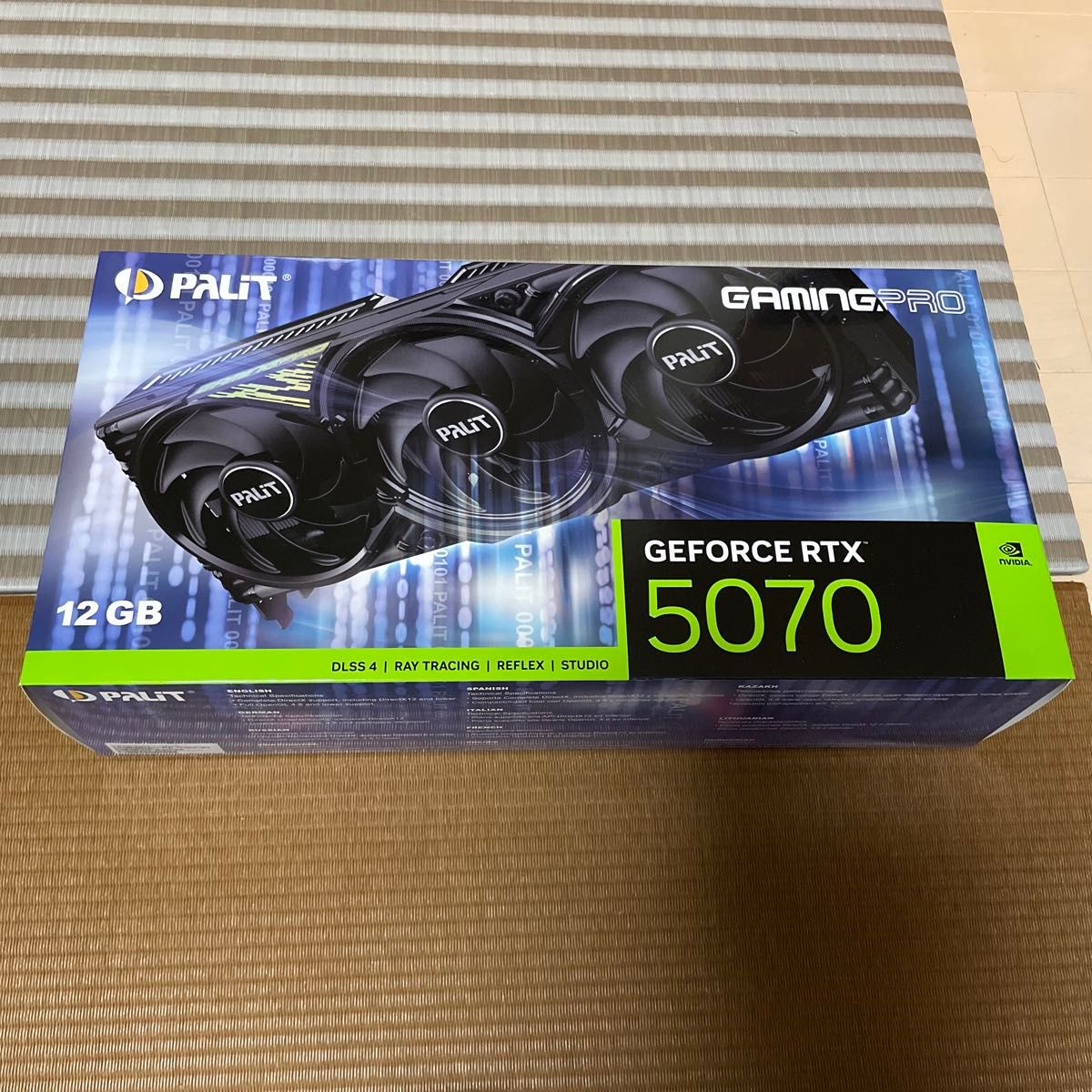palit GeForce RTX5070 12GB 新品 未開封 グラフィックボード palit GeForce RTX5070 12GB 新品 未開封 グラフィックボード