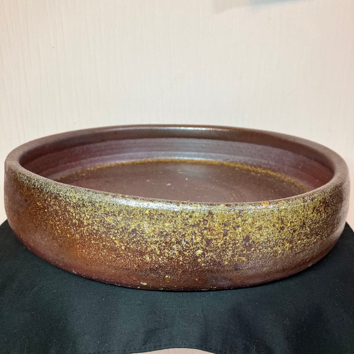 希少 種子島 能野焼 よきの焼 鉢 飾り台 置物 骨董品 古美術品 能野焼 特別価格】希少 種子島 能野焼 よきの焼 鉢 飾り台 置物 骨董品