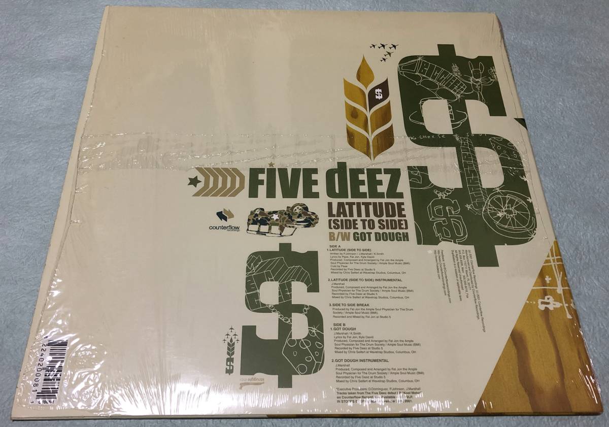 FIVE DEEZ / LATITUDE (SIDE TO SIDE) / GOT DOUGH / FAT JON_画像2