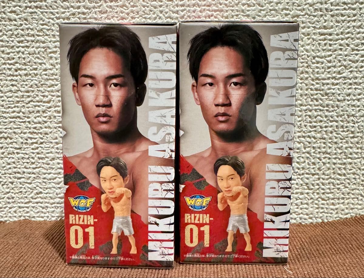 RIZIN ワールドコレクタブルフィギュア vol 1 朝倉未来 2個 RIZIN ワールドコレクタブルフィギュア vol 1 朝倉未来 2個