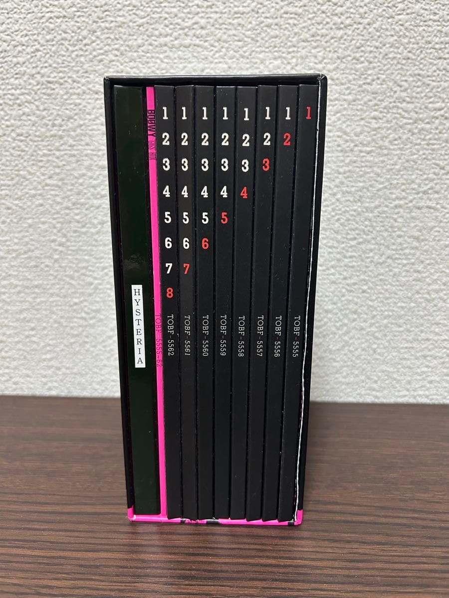 BOOWY GIGS BOX DVD8枚組 BOOWY GIGS BOX DVD8枚セット 邦楽