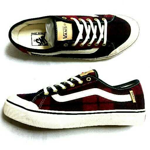 未使用/VANS/V356CF W.CHK/BLACK BALL/バンズ/ブラックボール/ローカット/スニーカー/US10=28.0cm/red.check_画像3