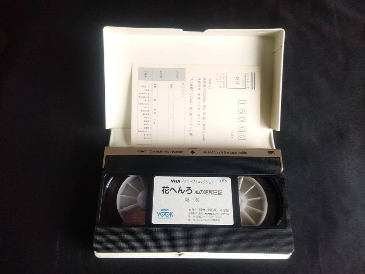 ヤフオク Nhkドラマ 花へんろ 風の昭和日記 Vhs 全4巻セッ ヤフオク Nhkドラマ 花へんろ 風の昭和日記 Vhs 全4巻セッ