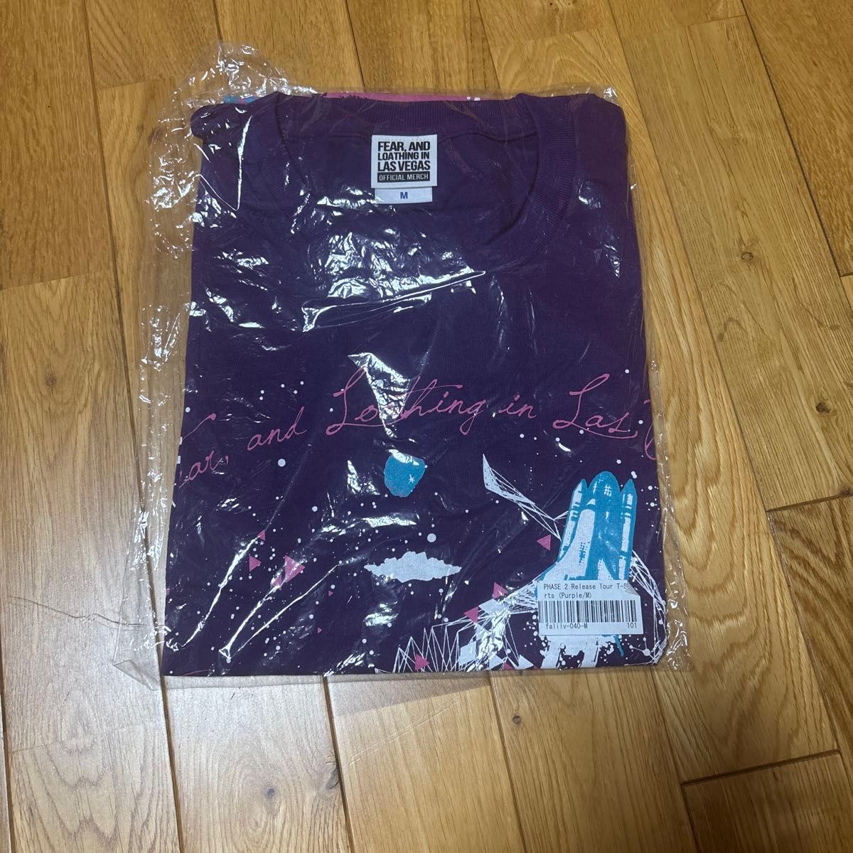fear,and loathing in las vegas  Tシャツ　PHASE 2  purple M 未開封　新品