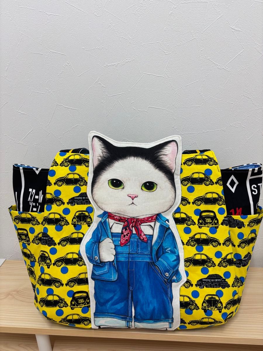 大きなチューリップバッグ コヤンイサムチョン ギムちゃん 猫 大きなチューリップバッグ コヤンイサムチョン ギムちゃん 猫