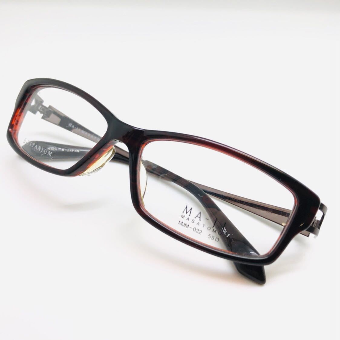 新品 ブランド MA-JI MASATOMO マサトモ 日本製 眼鏡 メガネ 綺麗 上品