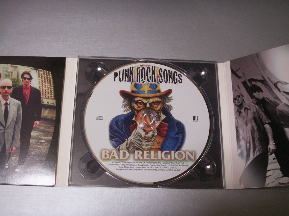 中古CD BAD RELIGION/PUNK ROCK SONGS EPIC YEARSベスト PUNKSPRINGの画像3