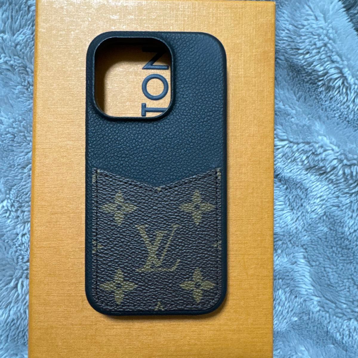 ルイヴィトン iPhone15プロ レザー ケース