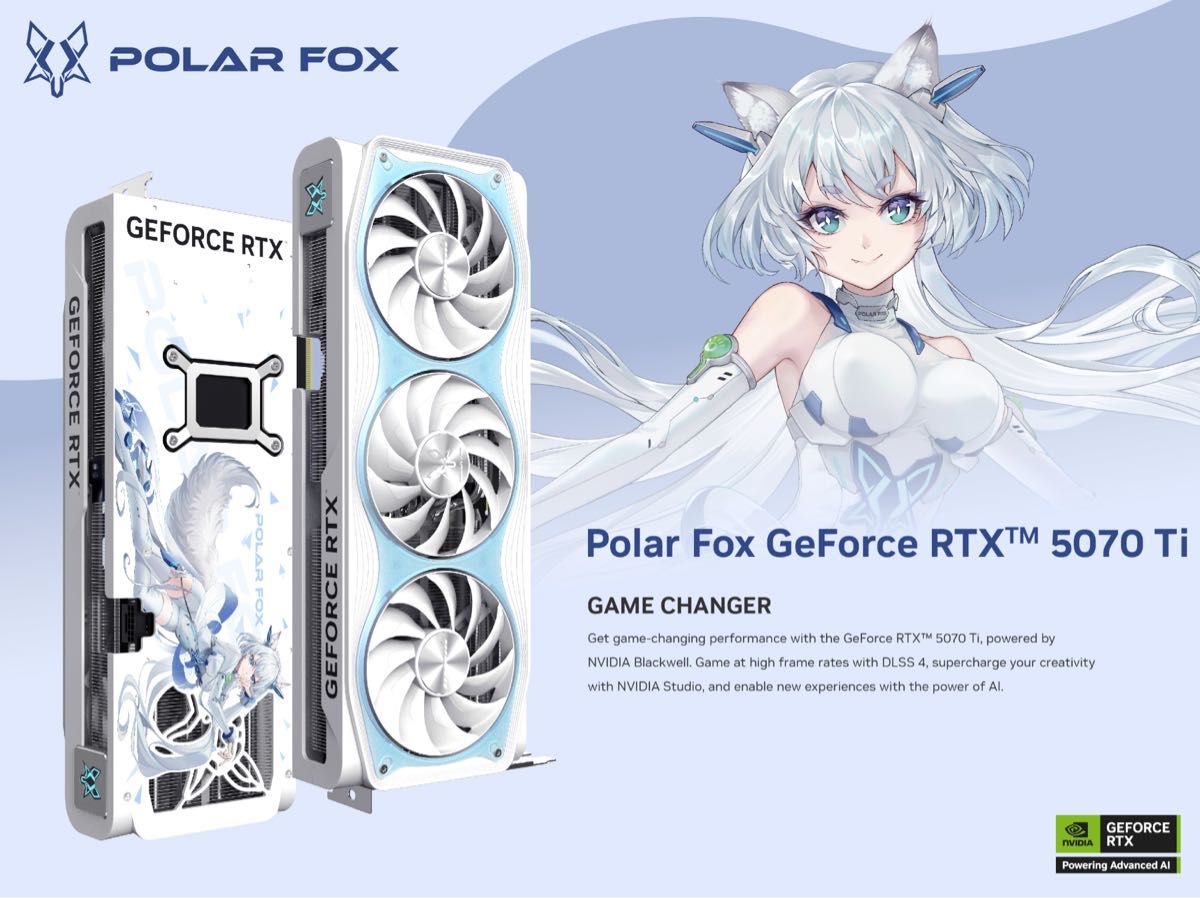 Manli Polar Fox GeForce RTX5070Ti OC 新品|Yahoo!フリマ(旧 Manli Polar Fox GeForce RTX5070Ti OC 新品|Yahoo!フリマ(旧