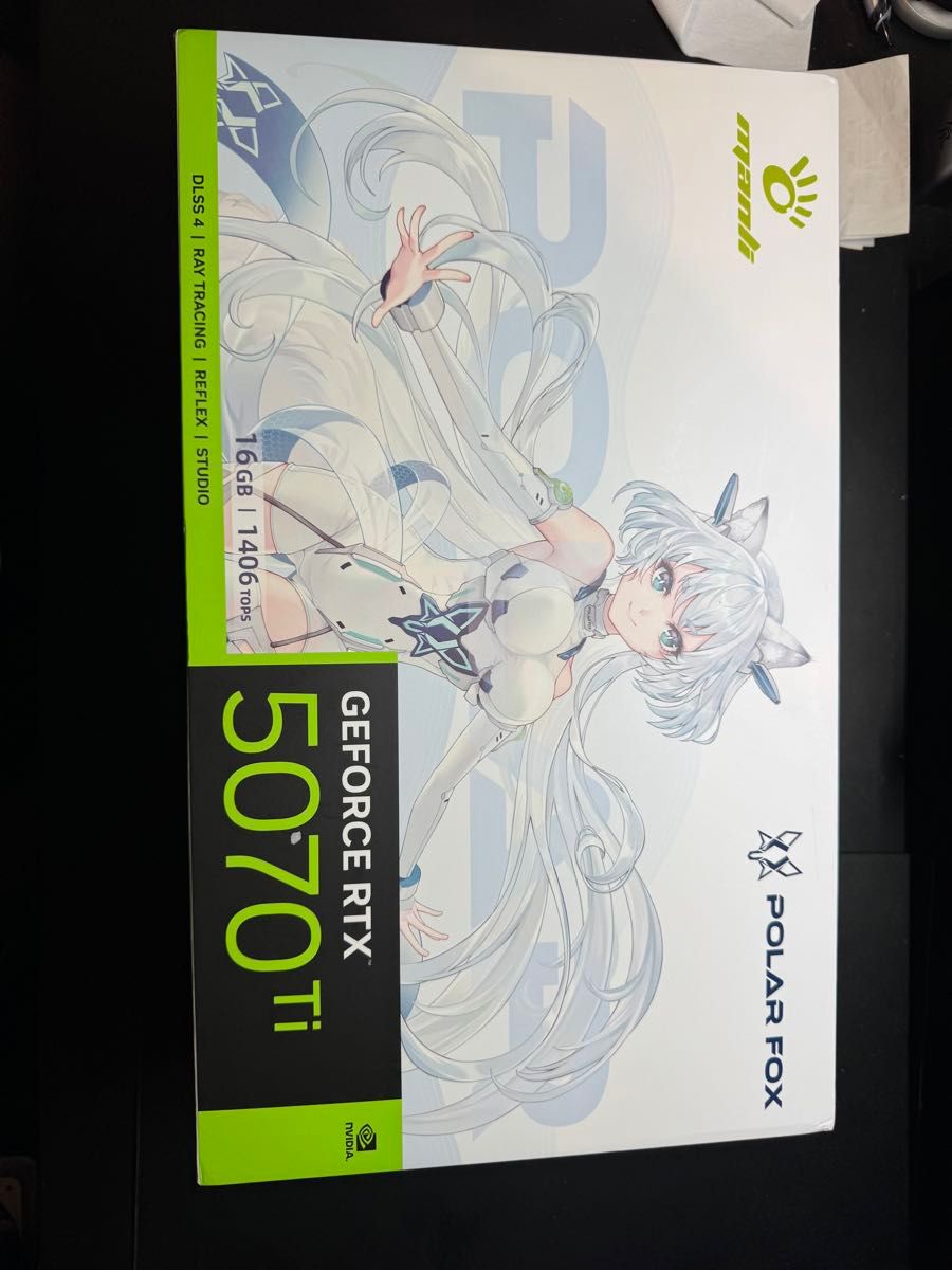 Manli Polar Fox GeForce RTX5070Ti OC 新品未使用|Yahoo Manli Polar Fox GeForce RTX5070Ti OC 新品未使用|Yahoo